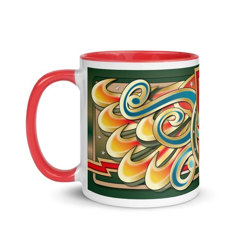 New fairground artwork mug - fairground,