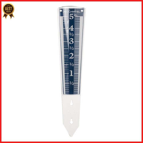 Inch acrylic rain gauge easy - inch,