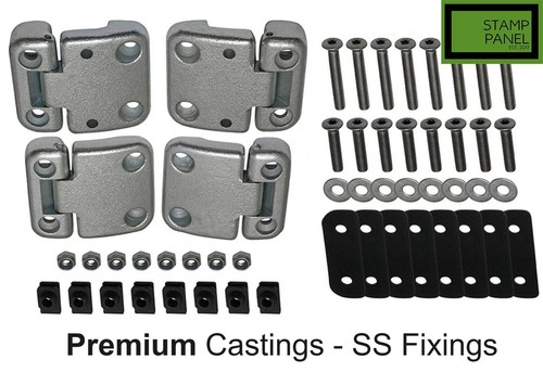 Heavy duty front - front, hinge