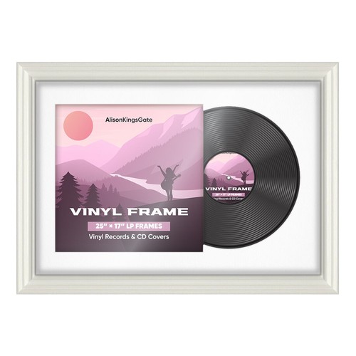 Vinyl record frame - frame, wall
