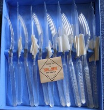 KITCH RETRO FISH SERVER SET -