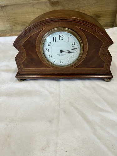 Antique victorian mantle clock - victorian,