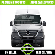 BLACK AXLE NUDGE A-BAR, BULL BAR GUARD GLOSS FITS MERCEDES SPRINTER 2006-2018