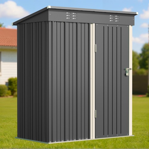 5x3ft lockable metal garden - 5x3ft,