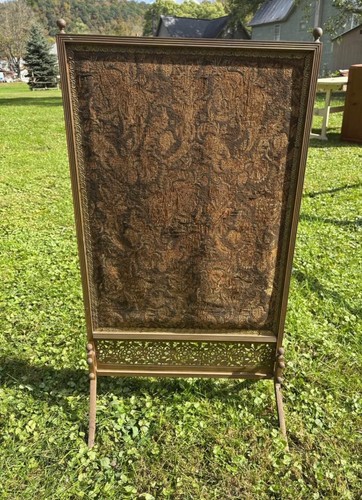 Antique fire screen - antique,
