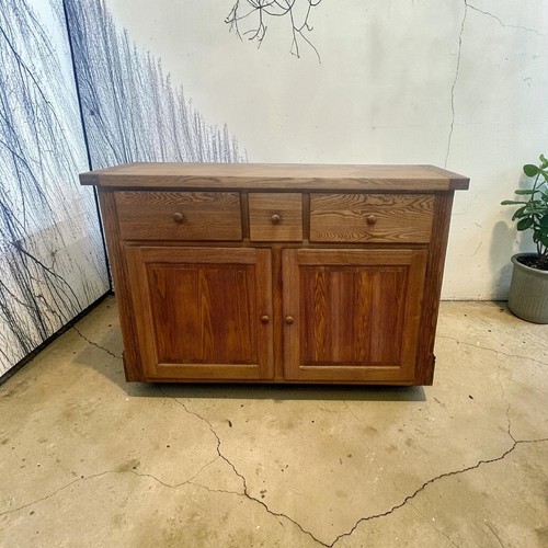 Solid wood oak natural dresser - oak,