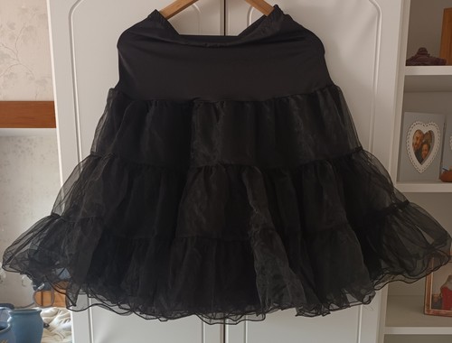 Black net petticoat - petticoat, 6-12