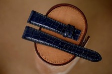 Handmade navy blue Breguet strap Breguet band size 20/16 (or any size)