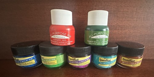 Lot speedball pigmented - lot, of