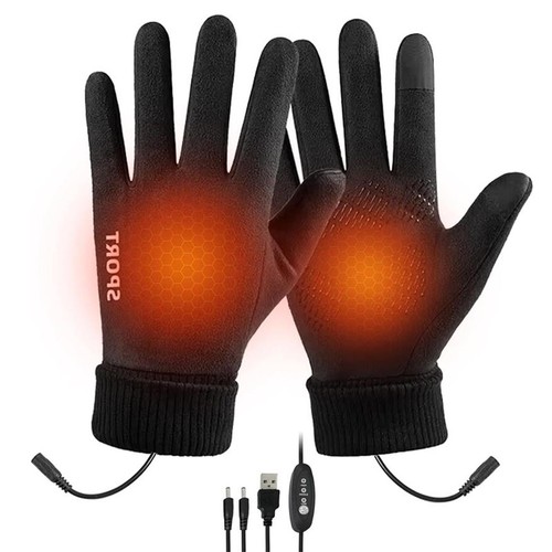 Usb heated gloves - heated, for