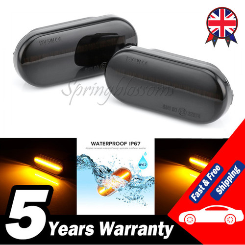 Smoked led side repeaters - smoked,