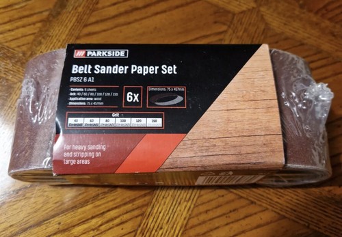 Parkside belt sander - paper, set
