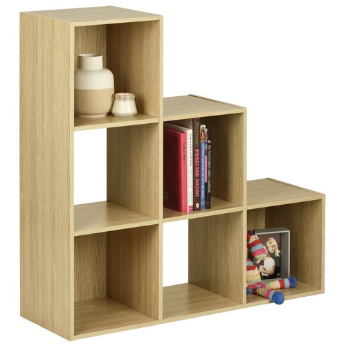 Oak effect cube square - 6,