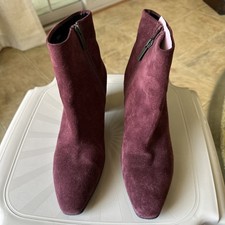 Aquatalia burgundy ankle boots size 8.5