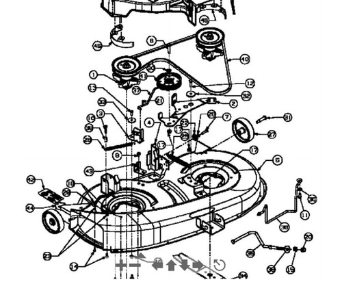 Mtd 125 smart lawn - rf, tractor