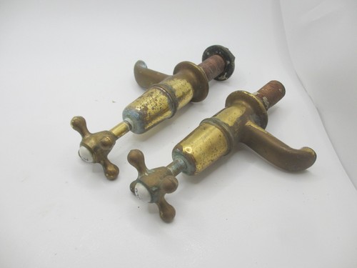 Antique brass taps sink basin - antique,