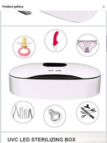 Usb light sanitizer - light, case