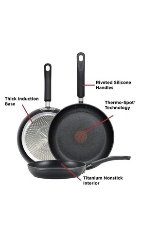 Fal titanium nonstick fry - t-fal,