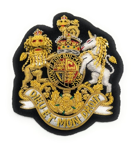 Badge king crown - badge, king's