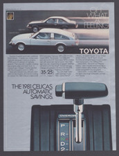 1981 Print Ad Toyota Celica
