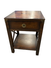 Laura Ashley Military Campaign (Balmoral) Bedside Cabinet/Side Table. RRP £539