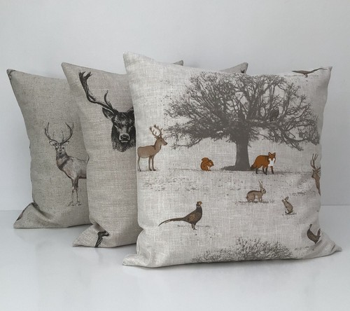 Stag deer cushion cover - deer,