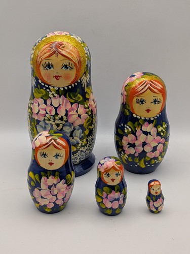 Vintage russian nesting dolls - vintage,