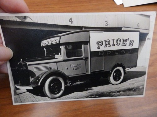 Postcard price bread van - price's,