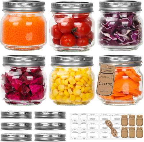 Mini mason jars 240ml - mason, 240ml/8oz