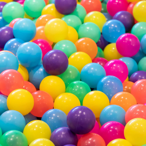 Crushproof plastic ball - ball, pits
