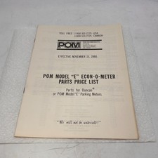 VTG Parking Meter POM MODEL E