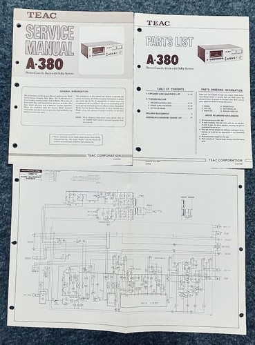 Teac 380 cassette original - teac,