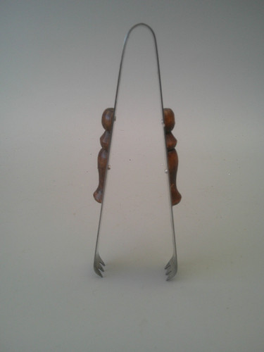 Vintage ice cube - , tongs