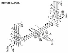 Flange Neck Tow Bar For NISSAN
