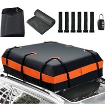 COSTWAY 15/21 Cubic Feet Car Roof Bag Waterproof Travel Lock Combi **USED ONCE**