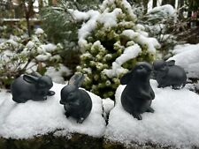 Set of 4 Bunny Rabbit Garden