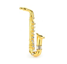 Saxophone Brooch
