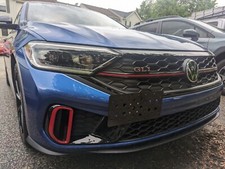 Front Bumper Tow Hook License Plate Mount Bracket For VW Jetta Sedan 2022-2025