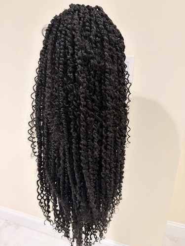 Black long lace - long, boho