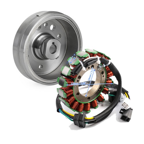 Stator flywheel rotor - stator,