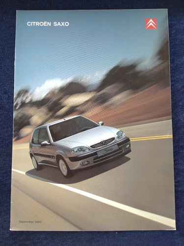 Citroen saxo vts brochure - x, sx