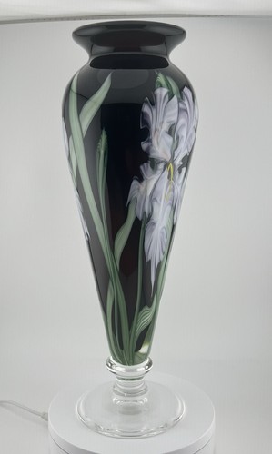 Okra glass large vase - large,