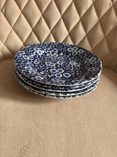 Burleigh calico side plates - x5,