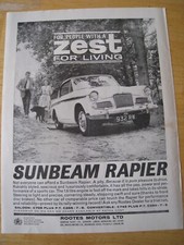 SUNBEAM RAPIER CAR RAKISHLY