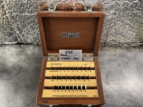 Steel slip gauge set - steel,
