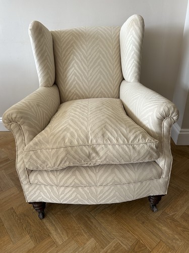 Upholstered victorian wing - upholstered,