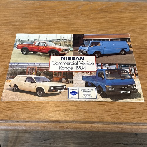 Nissan commercial range 1984 - commercial,