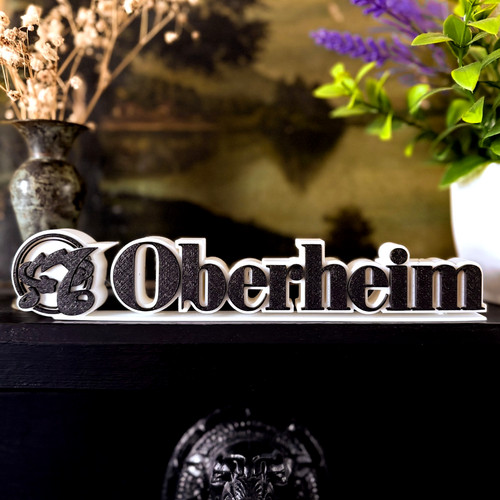 Oberheim synthesiser logo - -,