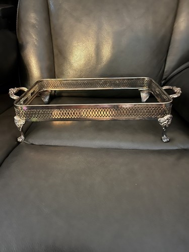 Vintage cradle 9x14x4 silver - cradle,