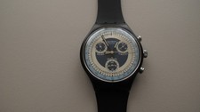SWATCH AG 1990 Chrono Silver